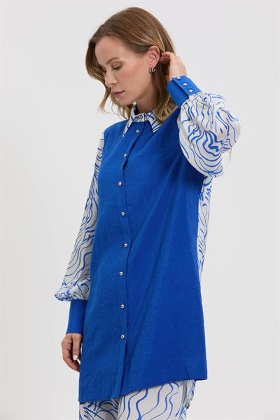 M70924 Melidia Tunik Takım / MAVİ