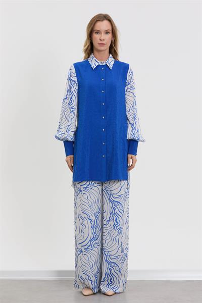 M70924 Melidia Tunik Takım / MAVİ