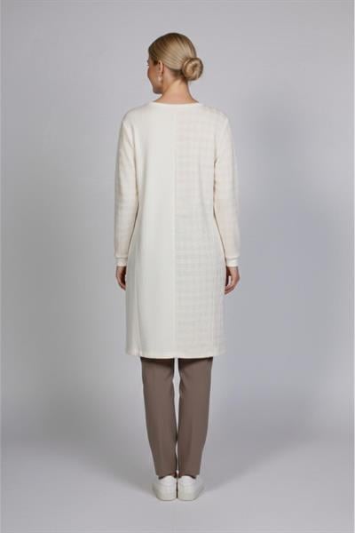 NC1061 Newcarmen Kombinli Örme Tunik / EKRU