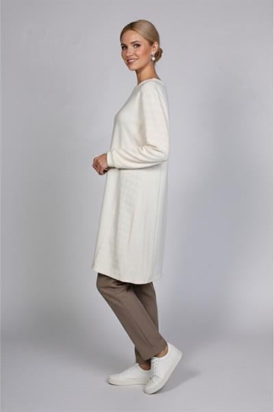 NC1061 Newcarmen Kombinli Örme Tunik / EKRU