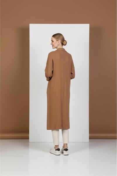NC2070 Newcarmen Düğme Detaylı Hırka / CAMEL