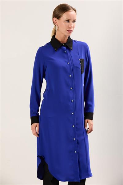 X10285 Aguaje Tunik / SAKS MAVİ