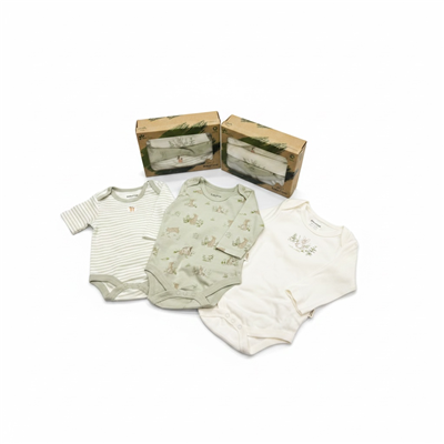 Baby Cosy Kutulu 3'Lü Uzun Kol Zıbın Yeşil