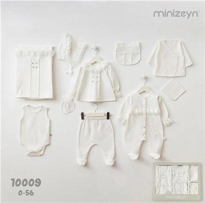 Minizeyn 10'Lu Hastane Çıkış Seti Ekru