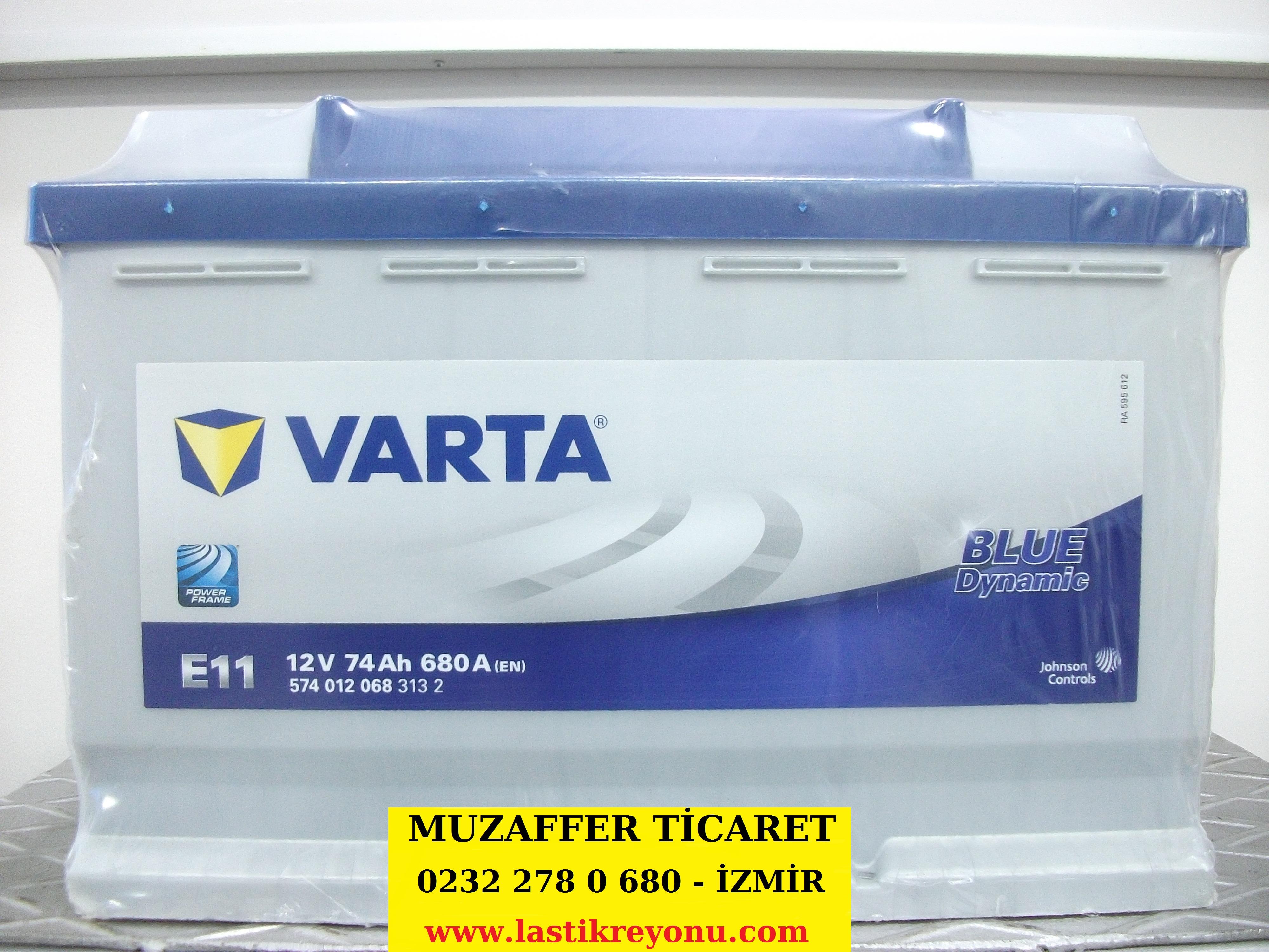 12V 74AH VARTA E11