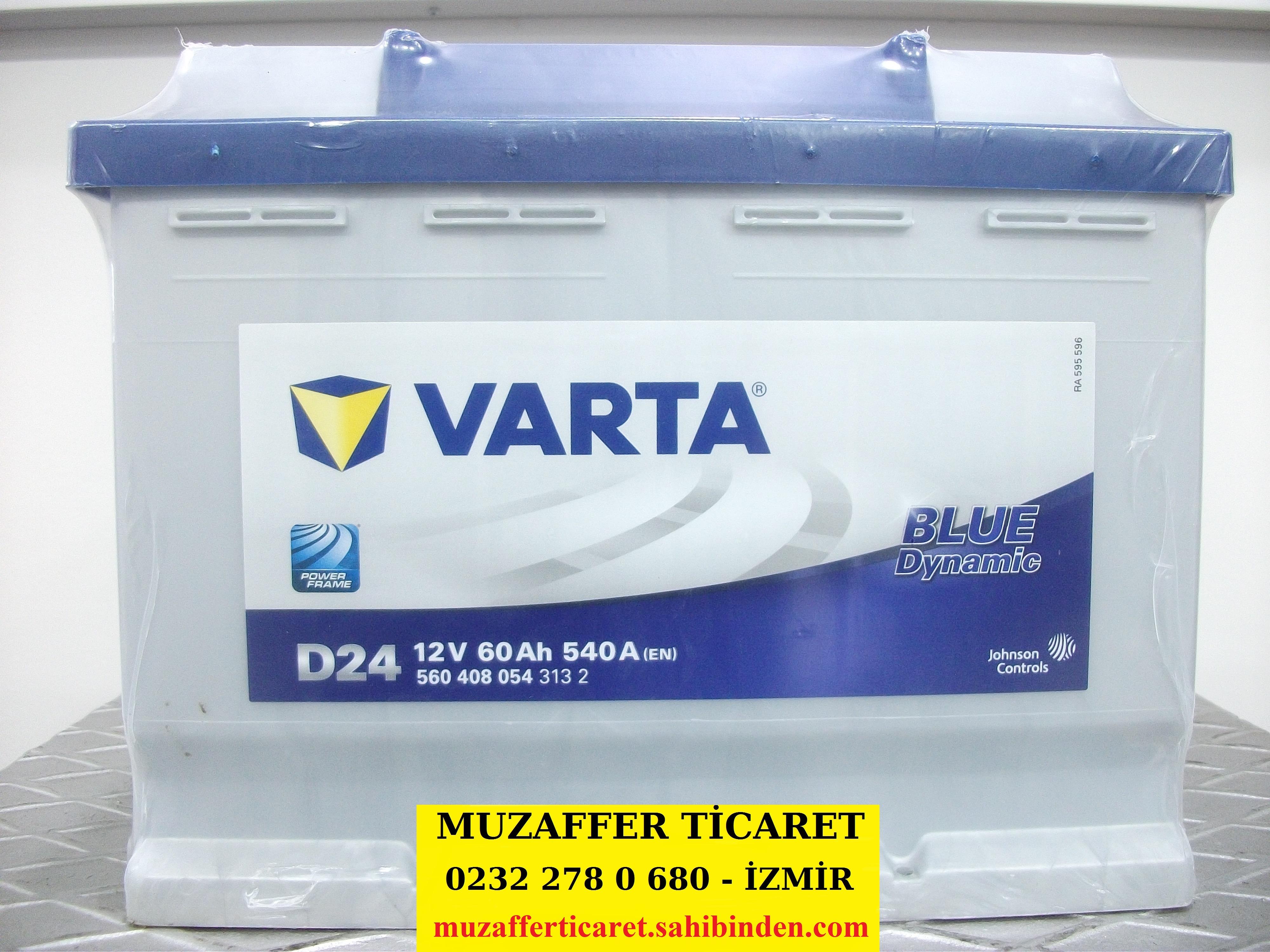 12V 60AH VARTA D24