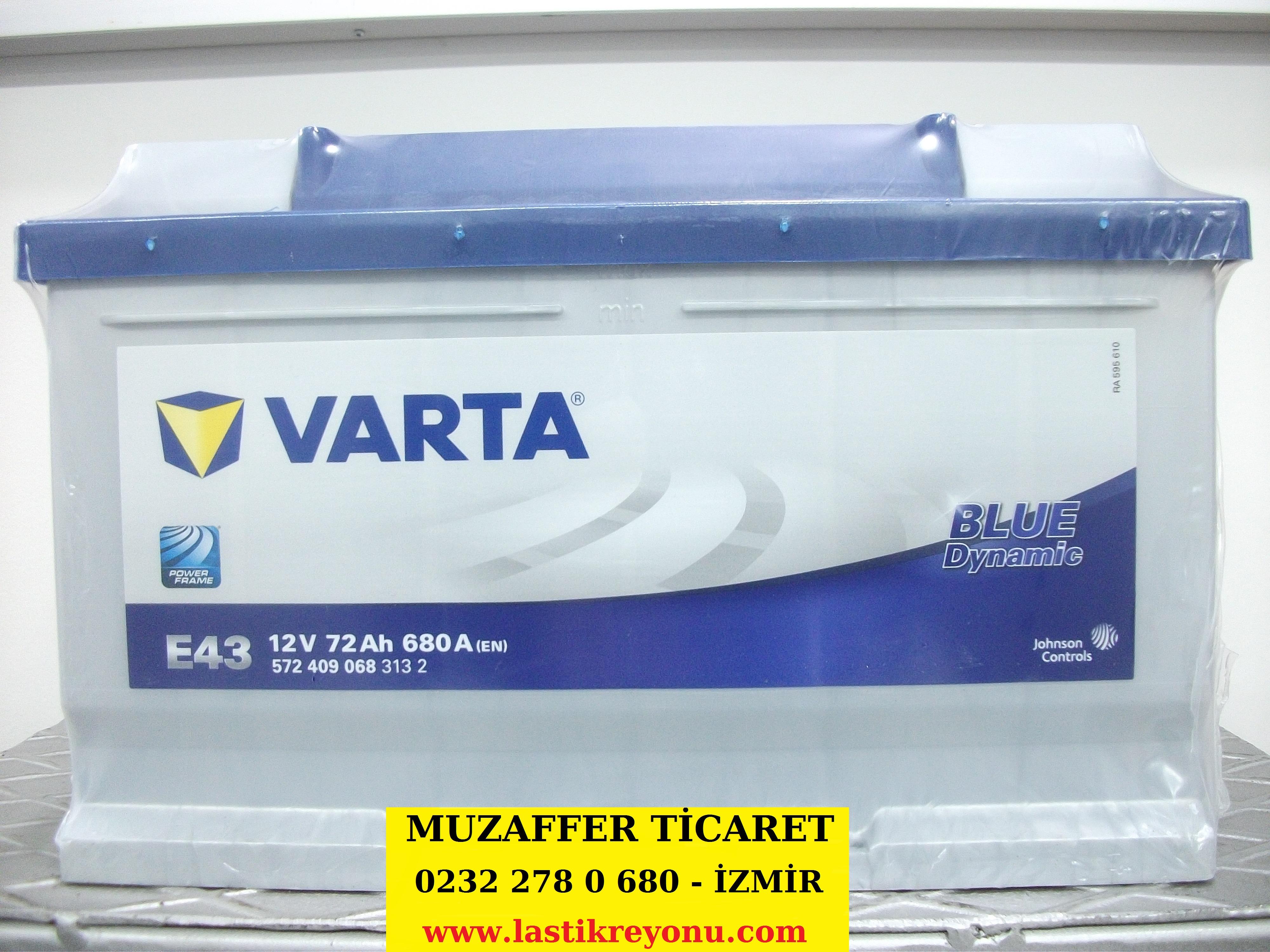 12V 72AH VARTA E43