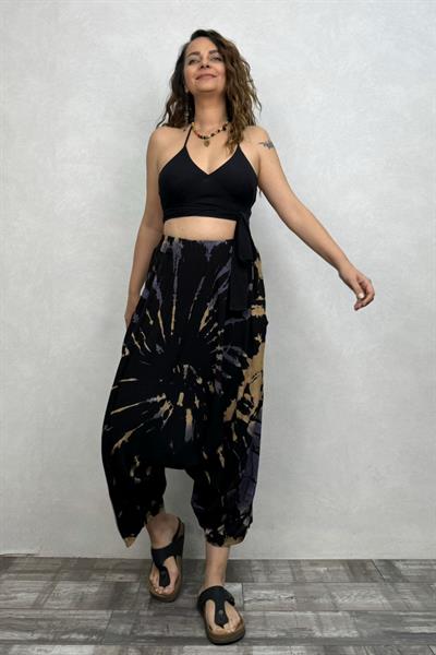 Batik Salaş Şalvar - Siyah