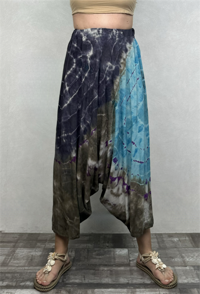 Batik Salaş Şalvar - Turkuaz