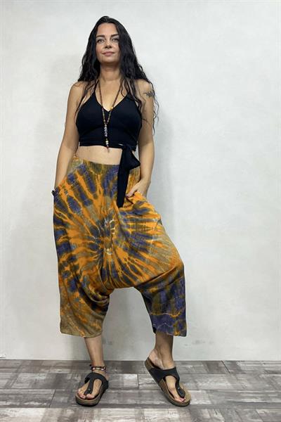 Batik Salaş Şalvar - Turuncu