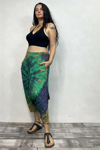 Batik Salaş Şalvar - Yeşil