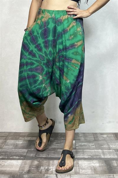 Batik Salaş Şalvar - Yeşil