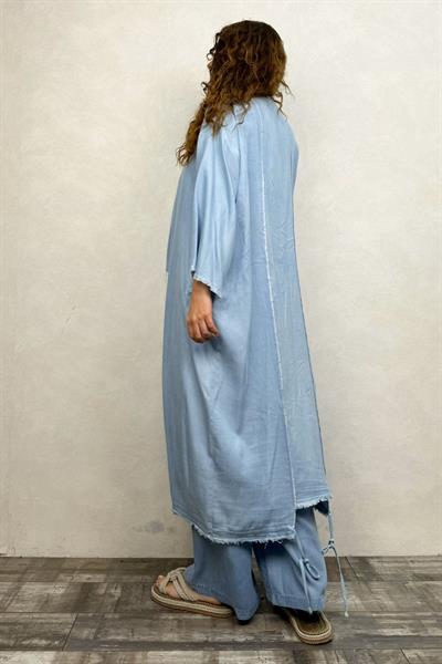 Blanca Tencel Kaftan - Mavi