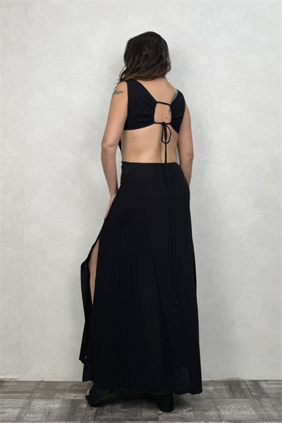 Blanca Diana Premium Elbise - Siyah