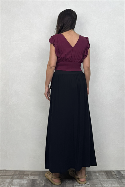 Drape Bel Bohem Etek - Siyah