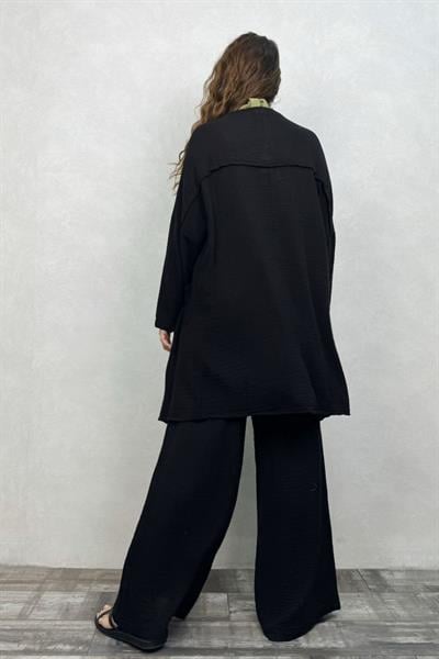 Freya Kaftan Nature Kaftan  - Siyah
