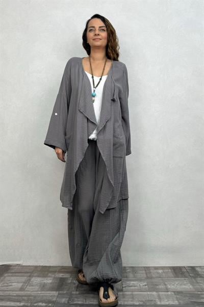 Freya Kaftan Nature Kaftan  Dark Grey - Antrasit