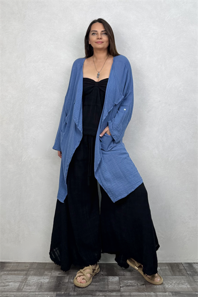 Freya Kaftan Nature Kaftan  Moonlight Blue - Mavi