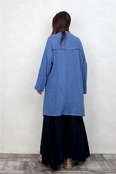 Freya Kaftan Nature Kaftan  Moonlight Blue - Mavi