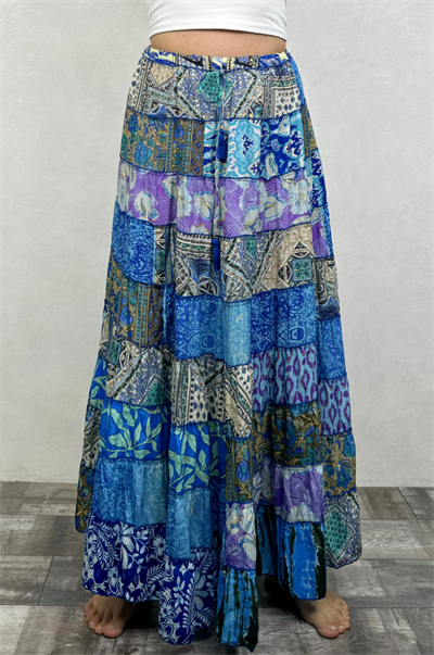 Gypsy Patch İpek Etek-Nueve