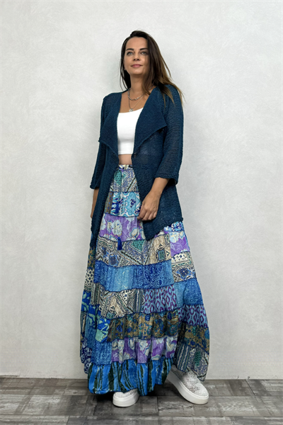 Gypsy Patch İpek Etek-Nueve