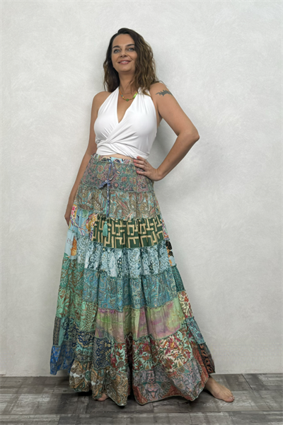Gypsy Patch İpek Etek-Seis