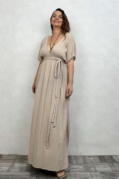 Blanca Helen Duo Elbise - Stone Taş Rengi
