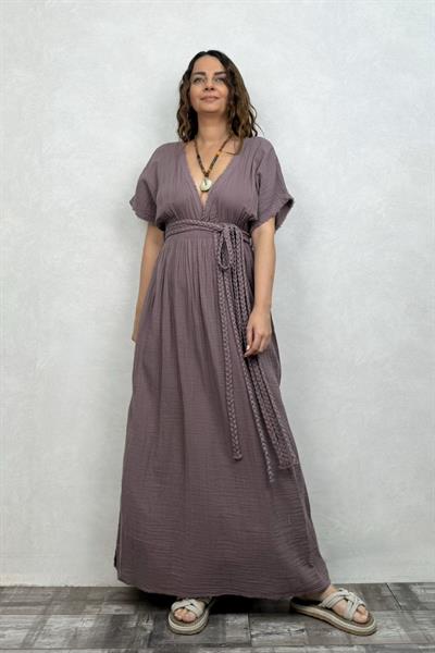 Blanca Helen Duo Elbise - Twilight Alacakaranlık Mor