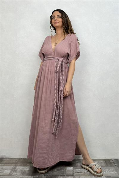 Blanca Helen Duo Elbise - Wood Rose Yaban Gülü