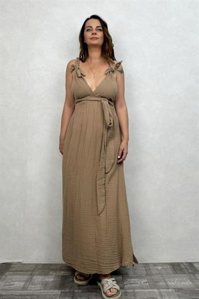 Blanca Ibiza Elbise Praline - Kahve