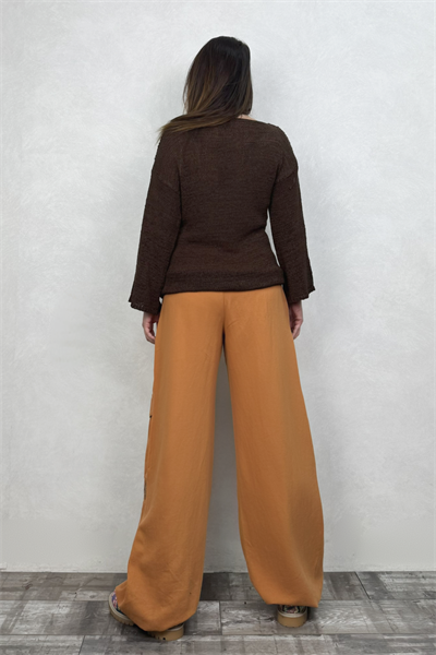 Kargo Model Gabardin Pantolon - Hardal