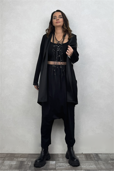 Lamante  Zoi Şalvar - Siyah