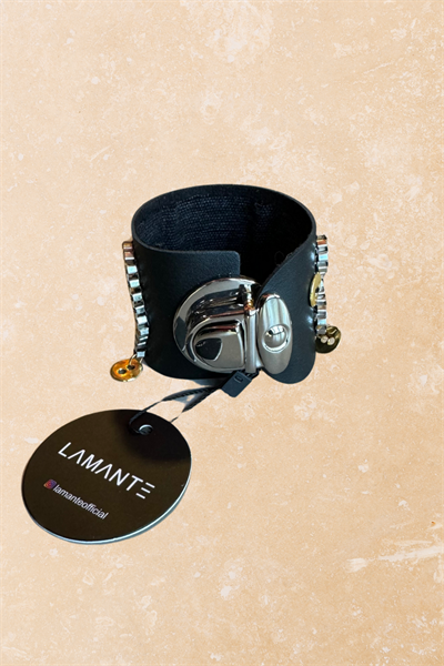Lamante Button Bileklik - Siyah