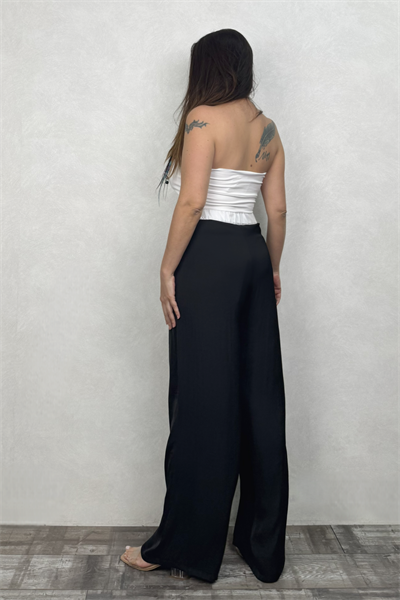 Lamante Crop Bluz - Beyaz