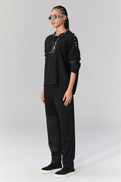 Lamante Holly Triko Pantolon - Siyah