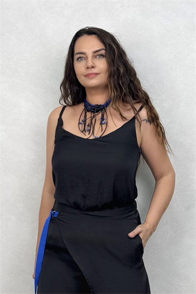 Lamante Tasarım Kolye - Lila