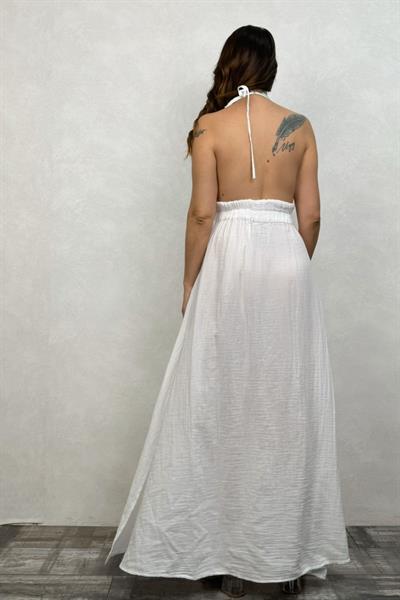 Blanca Lilith Elbise - Beyaz