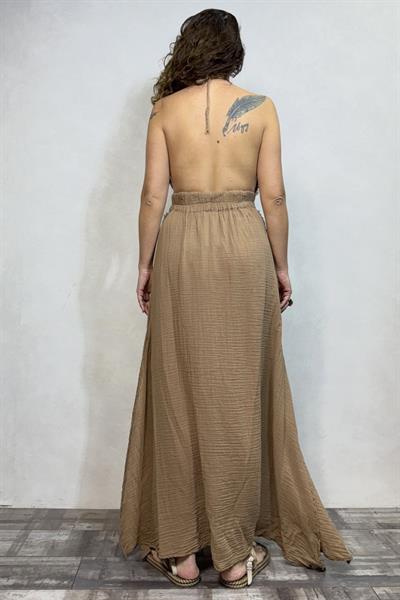 Blanca Lilith Elbise - Praline Kahve