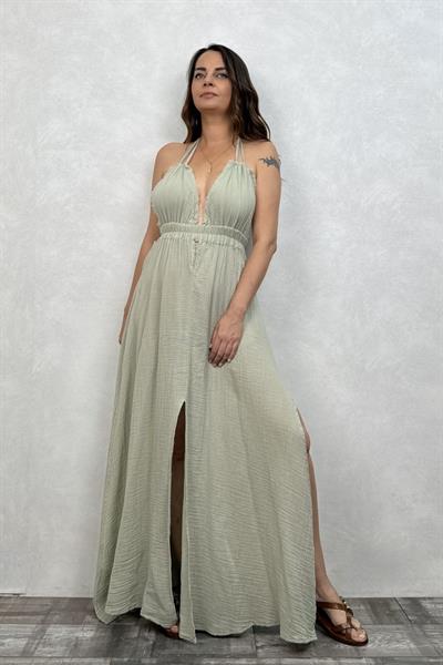 Blanca Lilith Elbise - Sea Green Su Yeşili