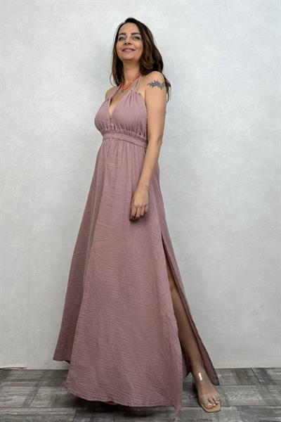 Blanca Lilith Elbise - Wood Rose Yaban Gülü