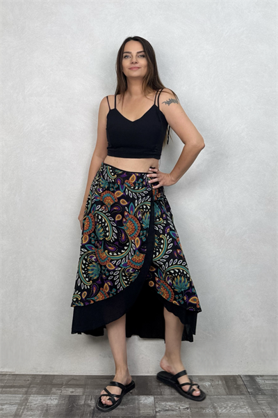 Lucia Anvelop Etek - Siyah