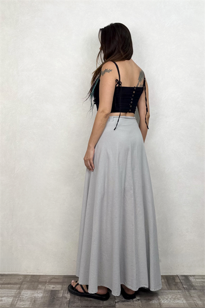Luna Crop Bluz- Siyah