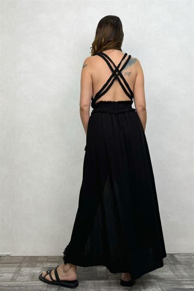 Blanca Lykia Elbise - Siyah