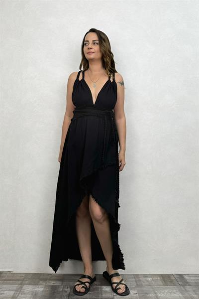 Blanca Lykia Elbise - Siyah