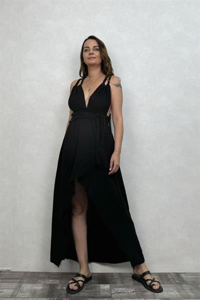 Blanca Lykia Elbise - Siyah
