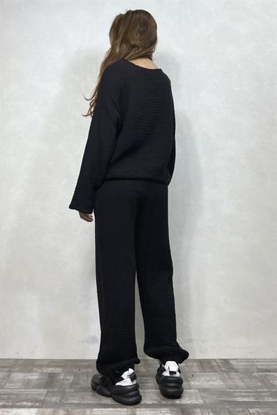 Margo Müslin Bluz - Siyah