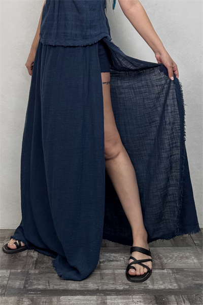 Medea Şortlu Etek Midnight Navy - Petrol