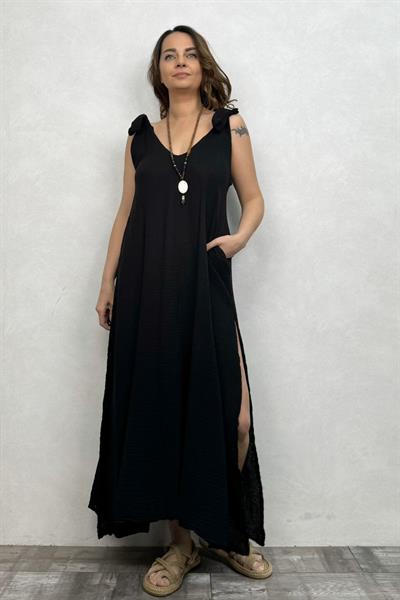 Blanca Minerva Elbise - Siyah