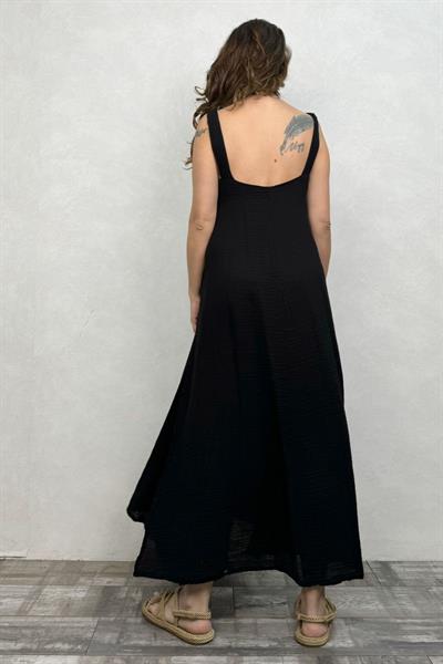 Blanca Minerva Elbise - Siyah
