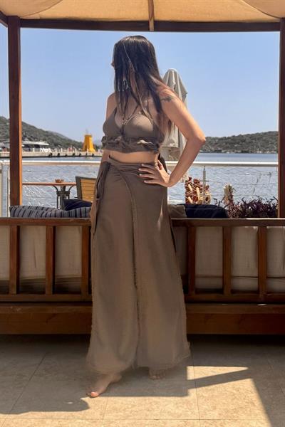 Natura Anvelop Pareo Etek Neutral Brown -Doğal Kahve